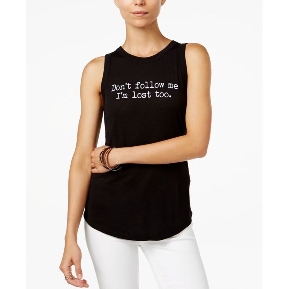 Carbon Copy Lost Cotton Graphic Tank Top